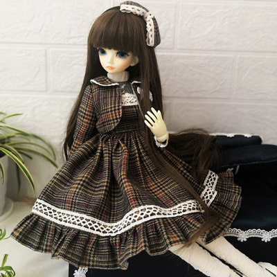 taobao agent 1/4 point BJD SD MDD doll dress skirt baby clothes daily autumn and winter set