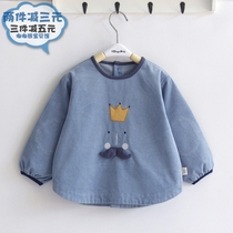 Ao Beimi Magician Baby Coat Autumn and Winter Waterproof Anti-Dirty Corduroy Cotton Anti-Wear Childrens Clothing