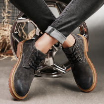 Tide brand mens shoes 2021 Autumn New Martin boots mens Korean trend High-help wild British casual leather boots