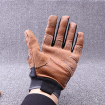 First layer cowhide gloves foreign trade multifunctional outdoor bicycle gloves blemish leather autumn winter protective riding gloves