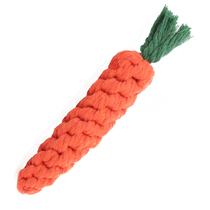 Bite rope carrot dog toy resistant to bite pet puppy molar toy large dog puppies golden hair Teddy supplies