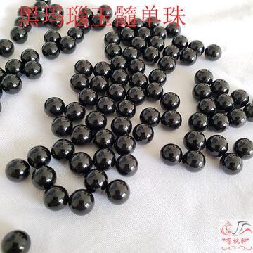 中古 天然瑪瑙 黒瑪瑙 古珠 約12.28mm 44g 中国美術 CL0576 西藏回流