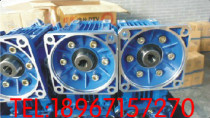 Direct selling NMRV040 worm gear aluminum shell reducer with stepper servo motor square flange size can be customized
