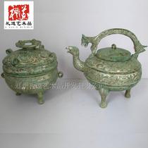 Wrong Golden Wrong Silver Multi Variety Do Old Bronzes Ware Handicraft Bronze Pendulum Piece Antique Decoration Boutique Chen tripod Zun