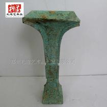 Zhengzhou Great Rust Wine Ware Wine With Bronze Instrumental Square Imitation Ancient Handicraft Swing Pieces Film And TV Props Ancient Drinkers