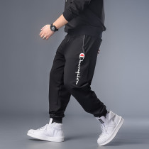 Special counter foot sports pants mens loose spring and autumn fat increase casual trousers fat Tide brand size pants