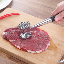 Double-sided pine meat hammer Steak hammer tender meat needle Stainless steel zinc alloy smashing and slapping pork chop German meat hammer tool