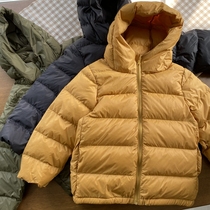 Recommendation White Goose Down Light Feather Blouse Light Soft Fluffy Warm Sensation 110-160 Boy Even Cap Light Down Clothing