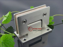 German Hongying stainless steel thickened bathroom clip 90 degree solid bathroom glass clip shower room hinge