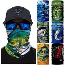 Fishing sea fishing Luya fishing sunscreen face towel Outdoor multi-functional magic headscarf Moisture-absorbing quick-drying head cover Collar cover