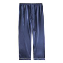 Yi Yi silk Square new heavy silk trousers mens home pants pajamas 100%mulberry silk