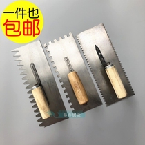 Tooth mud Palm touch mud knife scraper plate Iron tile