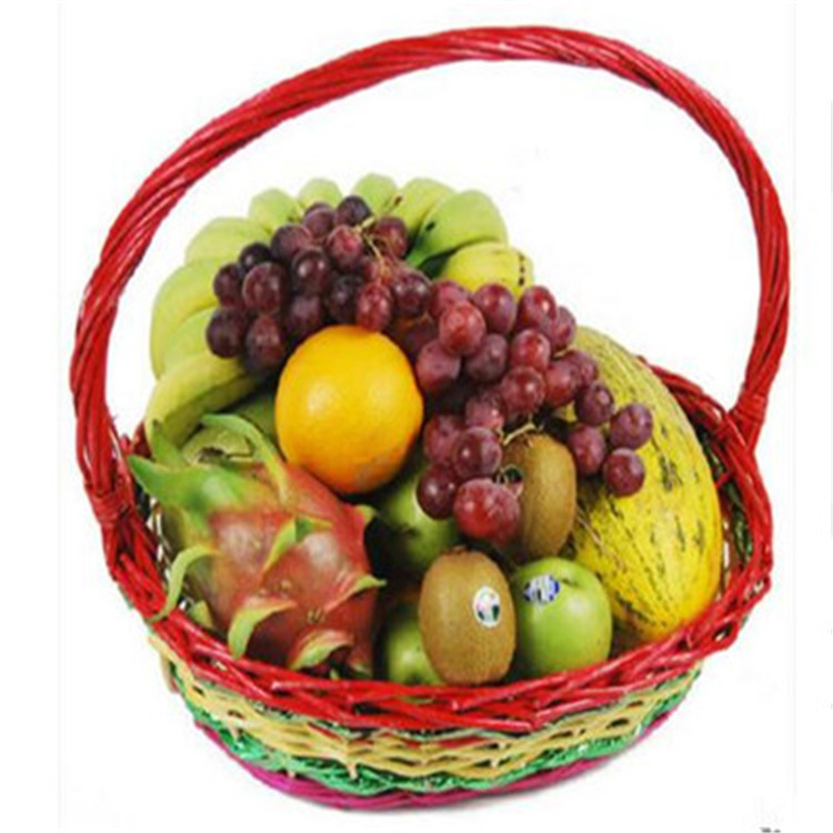 Fresh fruit fruit basket company gift opening flower basket visit sick Guangzhou Shenzhen Dongguan Foshan Tongcheng florist send