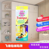 Spain splash imported moth stickers small flying insect trap rice noodle moth natural viscose trap stickers cabinet