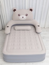 Inflatable mattress raised home double thick cute cartoon foldable portable single automatic air cushion bed