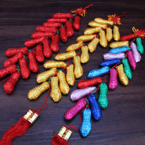 2021 Year of the Ox Spring Festival New Year New Year Indoor Living Room decoration New Year supplies Pepper Peanut String pendant
