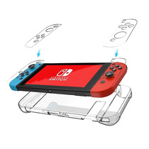 New thin model for Nintendo switch crystal case Protective case ns game console transparent PC hard case case