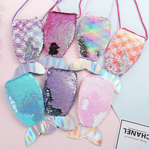 Children's Messenger Bag Baby Sequin Kids Bag Cute Princess Coin Wallet Baby Kids and Girls 2021 New