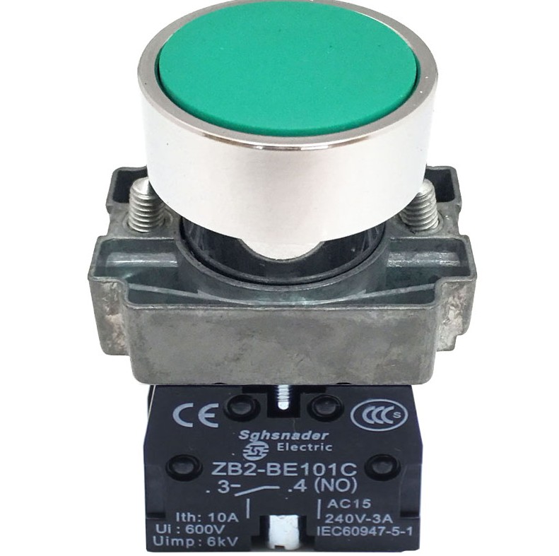 The circular button switch starts to stop from reseting the XB2-BA42C 31C51C61C21C power switch