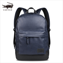 Cadile Crocodile Shoulder Pack Men Travel Package Men Backpack Computer Package Fashion Trend College Book Pack