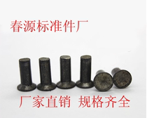 Solid rivets GB869 countersunk head flat cone head iron rivets M8*16*70 factory direct sales complete specifications