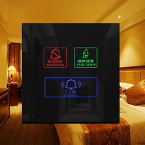 Hotel hotel guest room electronic door number door Display Smart Touch doorbell switch 86 Do Not Disturb cleaning later can be customized later