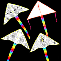 Weifang hengjiang kite blank kite teaching kite diy kite kite homework fill in kite activity kite