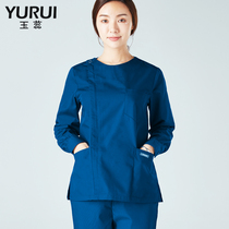 Yurui long sleeve surgical gown female dentist work clothes nurse surgical set isolation clothes wash clothes wash clothes brush hand clothes