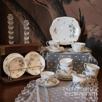Old Paris) Western Antiques British Adderley Bone China Coffee Cup Porcelain Milk Tank Set