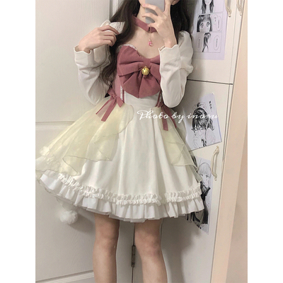 taobao agent Magic cute small bell, vest, slip dress, Lolita style, Lolita Jsk