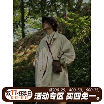 Crisis Youth Mens windbreaker jacket long Japanese retro tide brand autumn M51 American fish tail windbreaker loose
