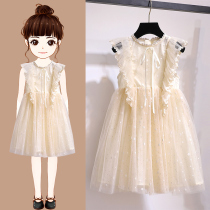 Girls Summer dress Birthday dress Skirt Princess dress Female baby thin gauze skirt Childrens Western style skirt Summer