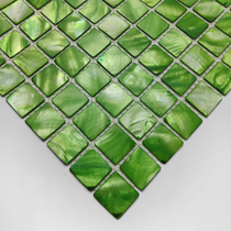 Natural colored shell mosaic tiles dyed self-adhesive wall stickers TV background wall porch kitchen bathroom tiles