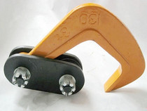 Single plate lifting and lifting pliers) QD type single plate hook) 3t steel plate fixture) 5 tons lifting fixture) Flat crane