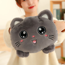 2021 new hot water bag charging explosion-proof cute plush hand warmers girls warm belly warm baby winter can be disassembled and washed