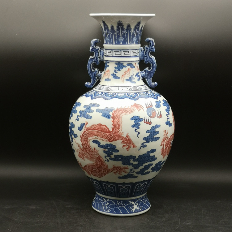 双耳青花瓷花瓶-双耳青花瓷花瓶促销价格、双耳青花瓷花瓶品牌- 淘宝