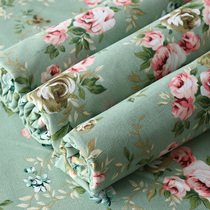 Canvas fabric fabric clearance treatment striped cotton sofa linen cotton garden flower thickened old coarse cloth