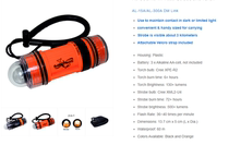 Taiwan Zhengguang SAEKODIVE AL-15A Emergency Rescue Diving Flash Signal Flashlight Strobe Light