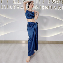 Zuohan Menglu 2021 summer new belly dance practice clothing sexy hip scarf Oriental dance suit sequin costume