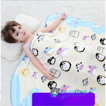  Japan hapins baby blanket Coral velvet thin childrens summer air conditioning blanket Baby towel quilt