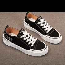 Korean leather white shoes womens 2021 new ins tide all-match net red flat casual shoes low-top board shoes