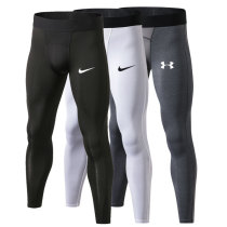Fitness Tight Pants Mens Pants Basketball Training Spanking Pants Running Sports Speed Dry Overdraft High Bounce Press-Down 90% Pants