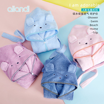 AILANDI cotton combed cotton towel cute animal hooded children bathing bathing bathrobe bath bath towel