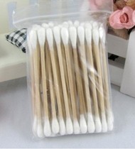 High-quality wood double-headed cotton swab Cotton swab dust-free cotton swab Cotton swab about 55 a pack