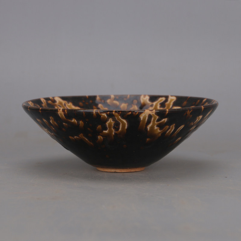 中国古玩／吉州窑／碗口19 cm 吉州窑斗笠碗-吉州窑斗笠碗促销价格、吉州窑斗笠碗品牌- 淘宝