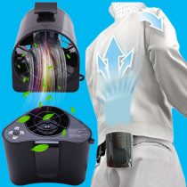 Saima temperature control portable fan usb Battery Charging Mobile cooling machine outdoor portable waist fan dc