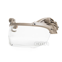 TB-FMA OPS FAST Tactical Helmet Rail Mounted Goggles Anti-Fog Windproof Wearable Myopia Glasses