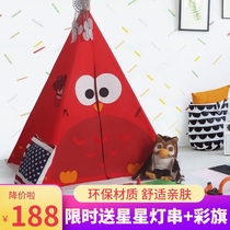 Childrens triangle tent Indian indoor boy game Dollhouse outdoor princess girl picnic camping tent