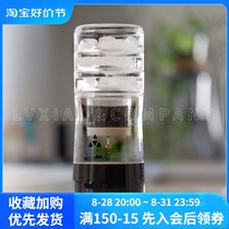 Delter Coffee Ice Drip Pot Coffee Cold Extraction Pot Multilayer Drip Type D Tpressed Ice Cold Brew Teapot Cup