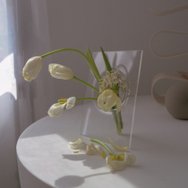 NICEONE design glass photo frame vase Korea ins Nordic home bedroom living room desktop decoration without flowers